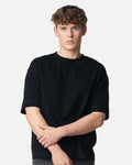 American Apparel 13ML0 Unisex Heavyweight Cotton Boxy Tee - Black