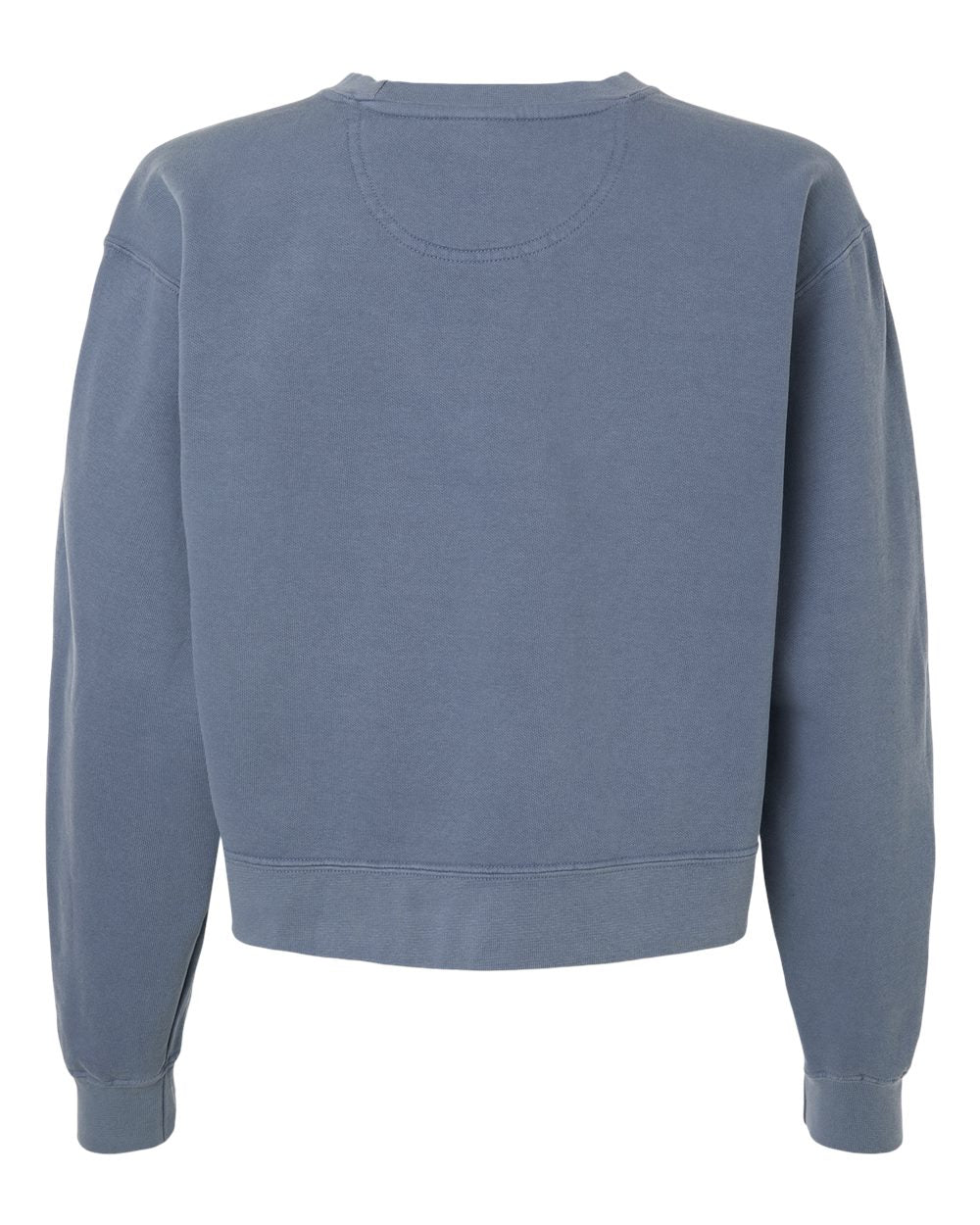 Women's Garment-Dyed Mid-Length Crewneck Sweatshirt | 1566L