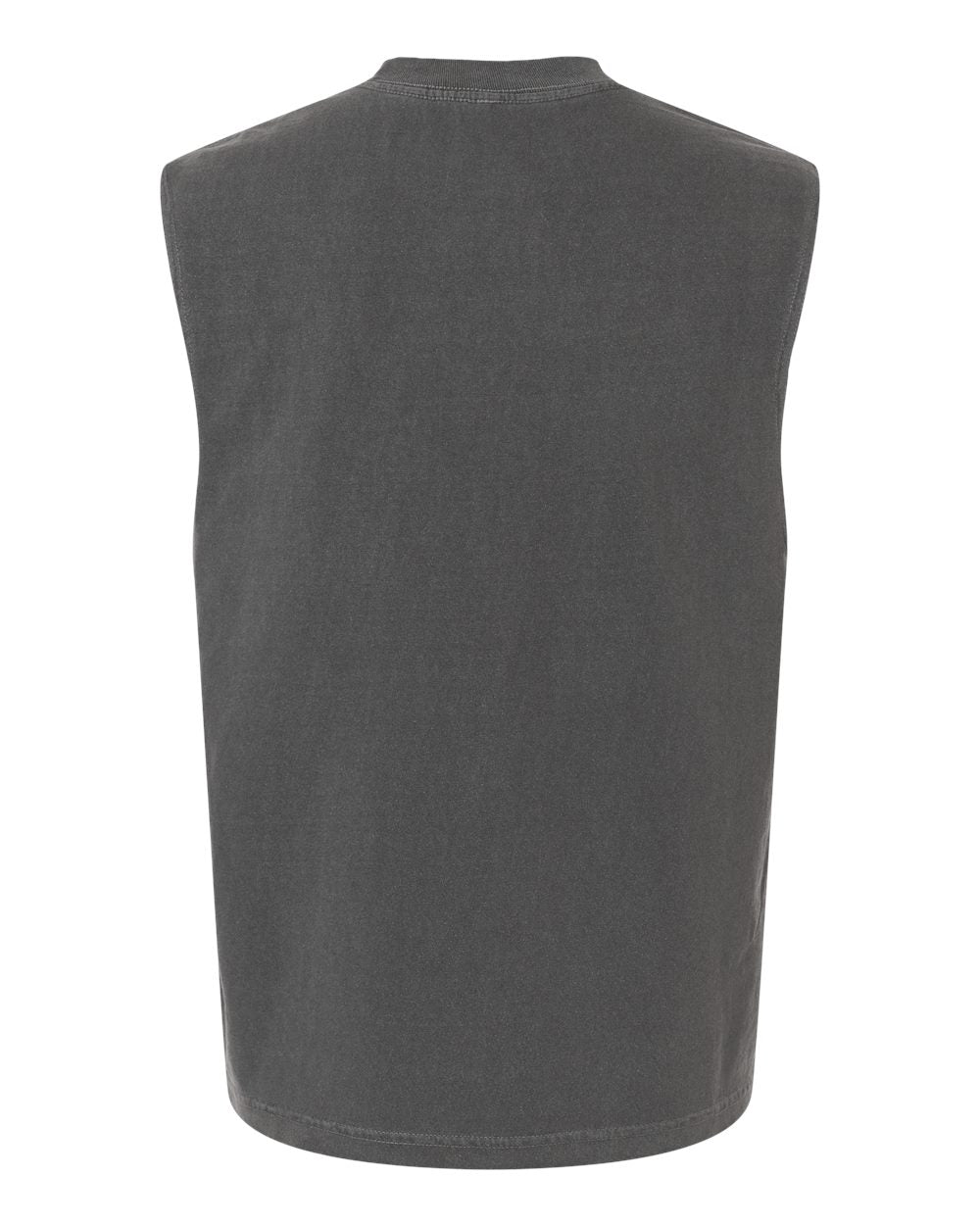 Unisex Heavyweight Cotton Garment-Dyed Mid-Length Muscle Tee | 207GD