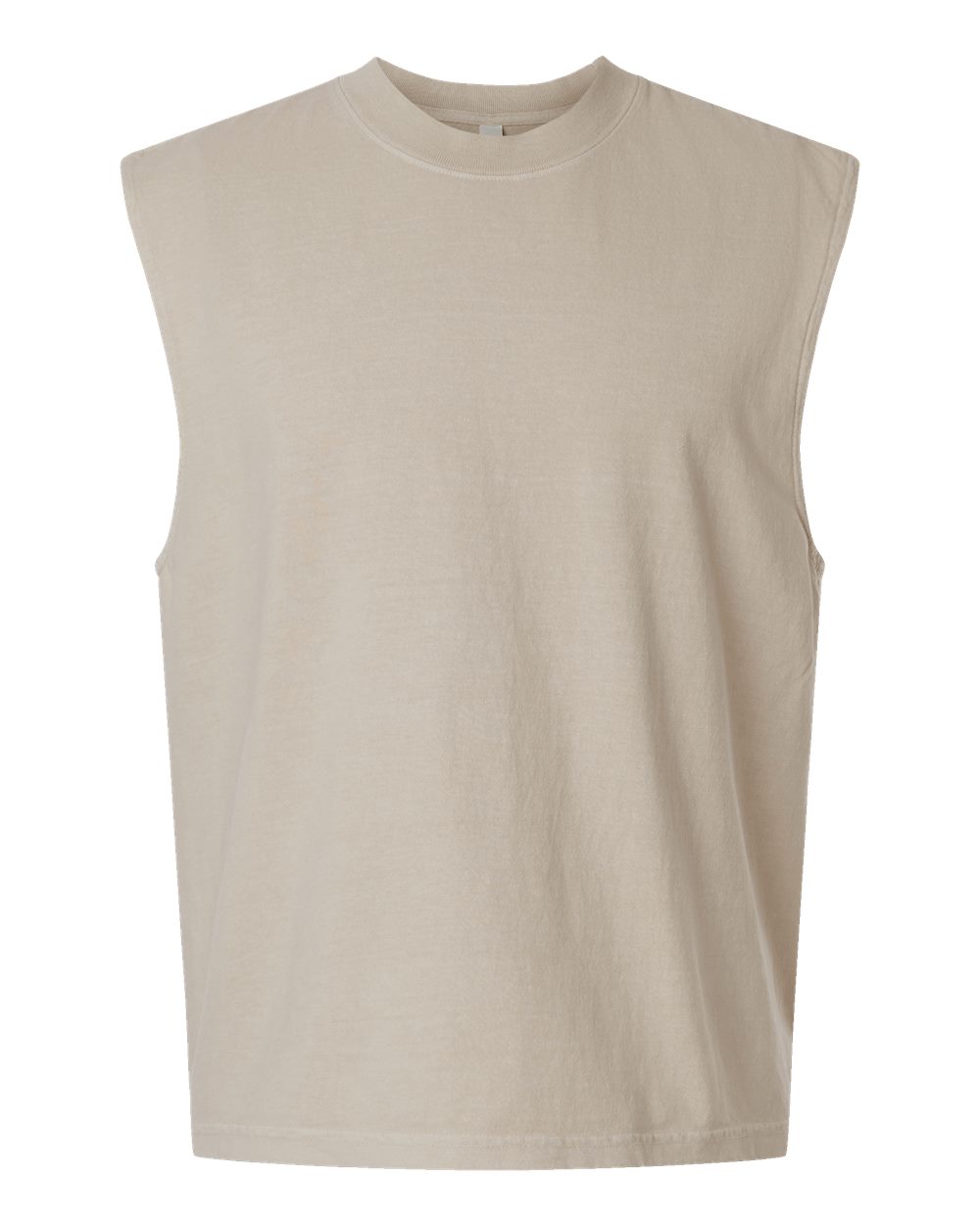 Unisex Heavyweight Cotton Garment-Dyed Mid-Length Muscle Tee | 207GD