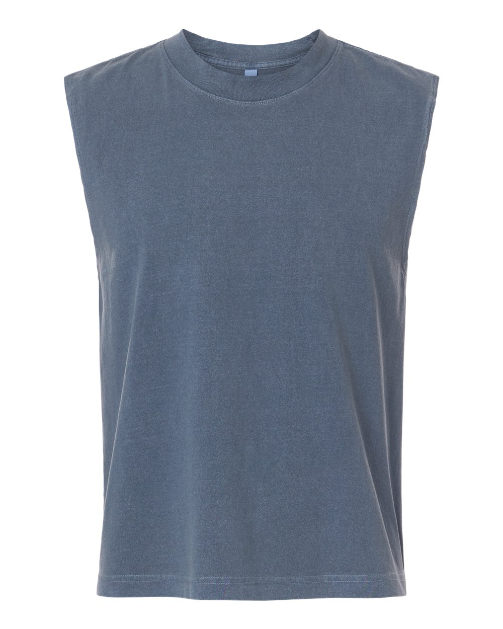 Unisex Heavyweight Cotton Garment-Dyed Mid-Length Muscle Tee | 207GD