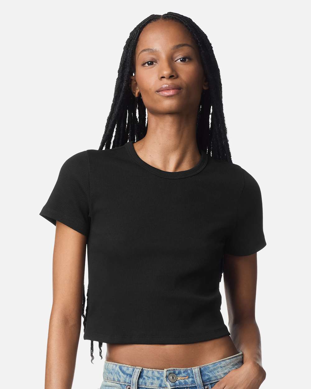 Women's Baby Rib Cropped Tee | BR210