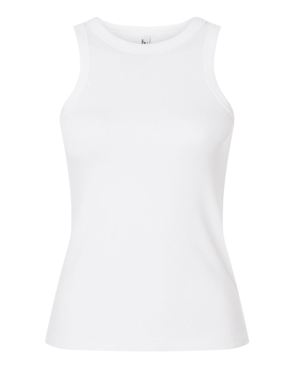 American Apparel BR2101 Women's Baby Rib Fitted Tank - White
