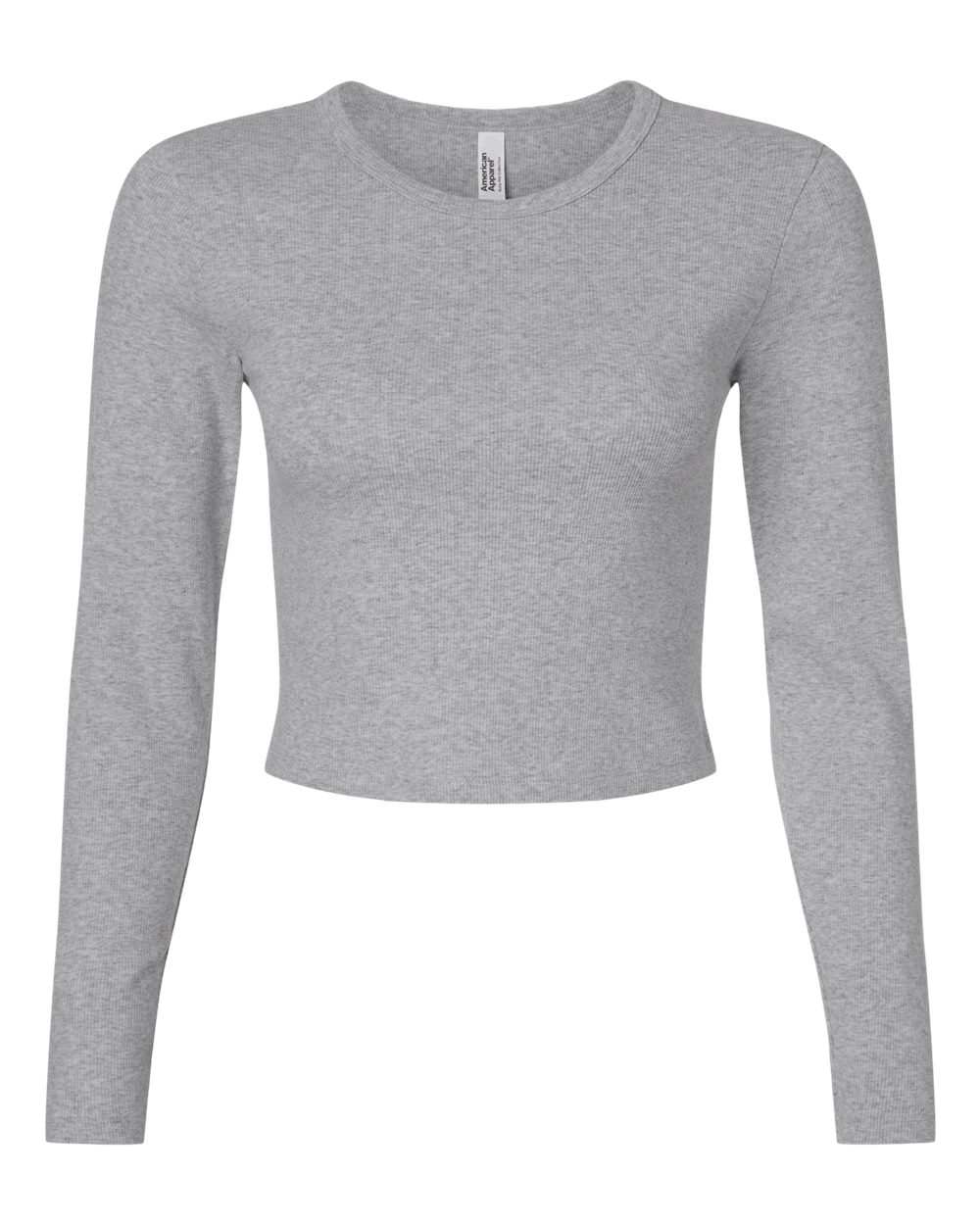 Women's Baby Rib Long Sleeve Cropped Tee | BR2107