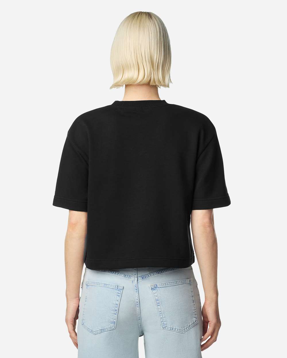 Women's French Terry Mid-Length Boxy Top | FTCB0