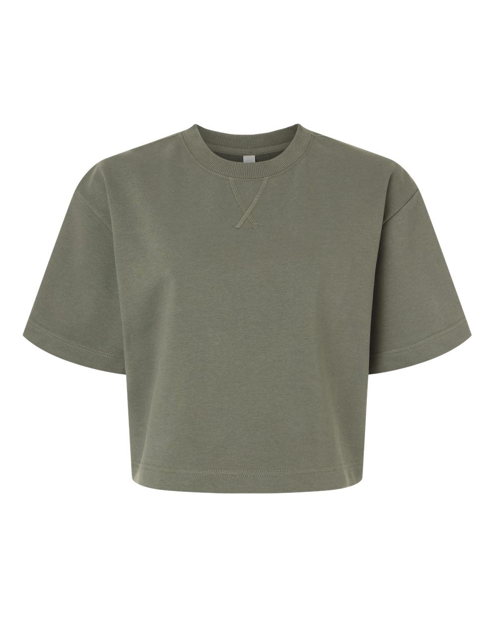 Women's French Terry Mid-Length Boxy Top | FTCB0