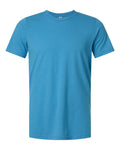 Tultex 602CVC Unisex Combed CVC T-Shirt - Heather Aquamarine