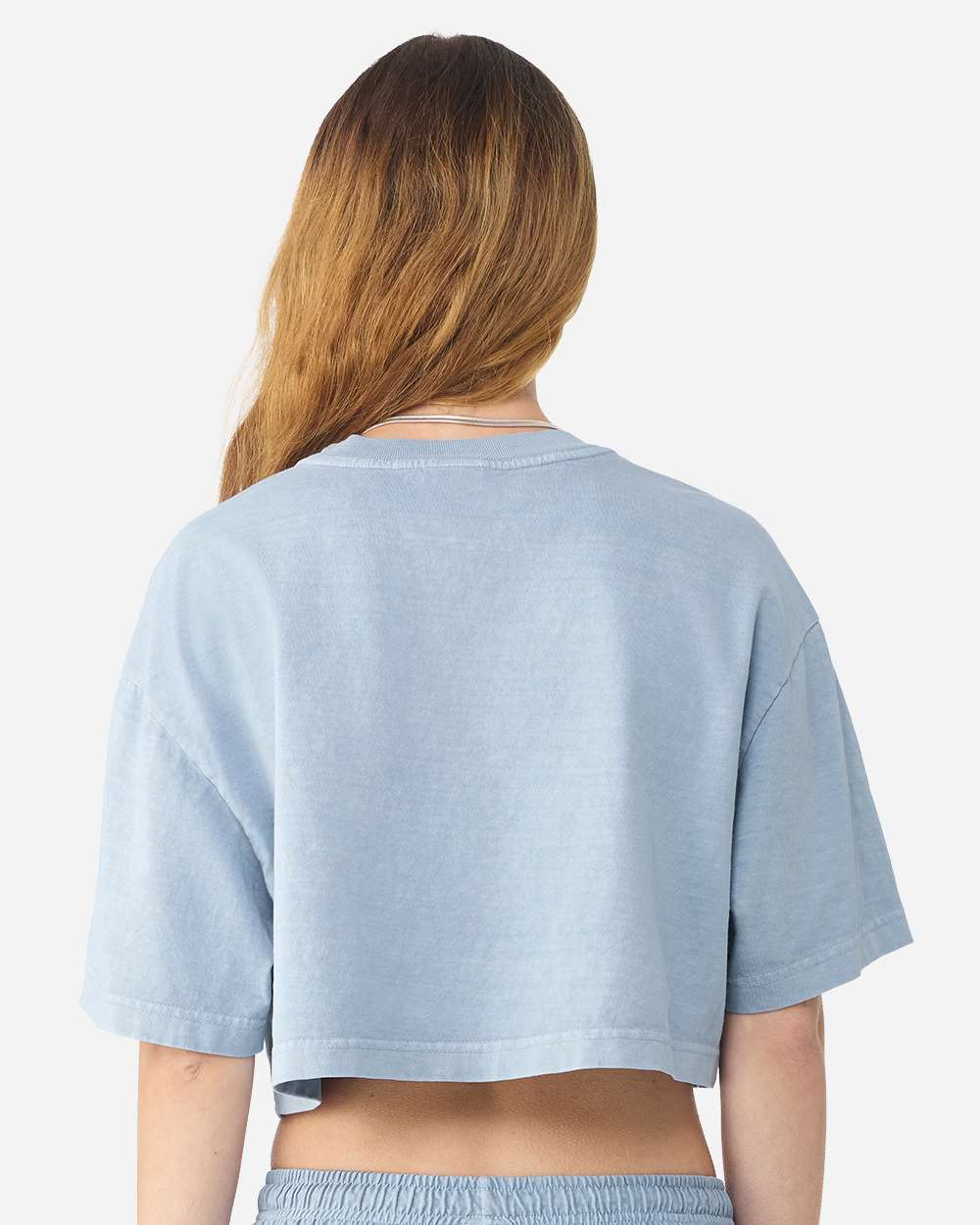 Women's Garment-Dyed Cropped Tee | 6882GD