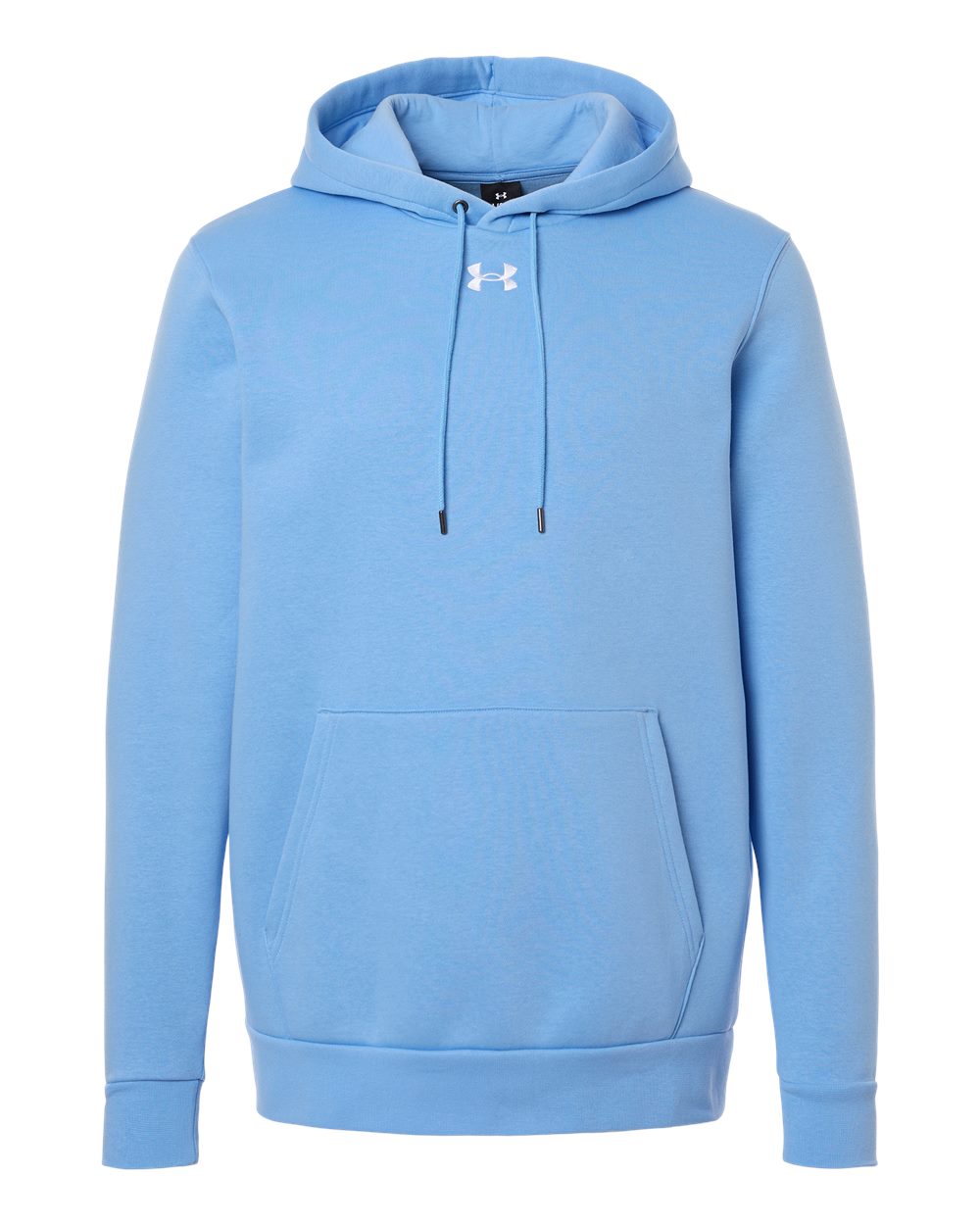 Under Armour 6014161 Men's Team Icon Fleece Hooded Sweatshirt - Horizon Blue/ White