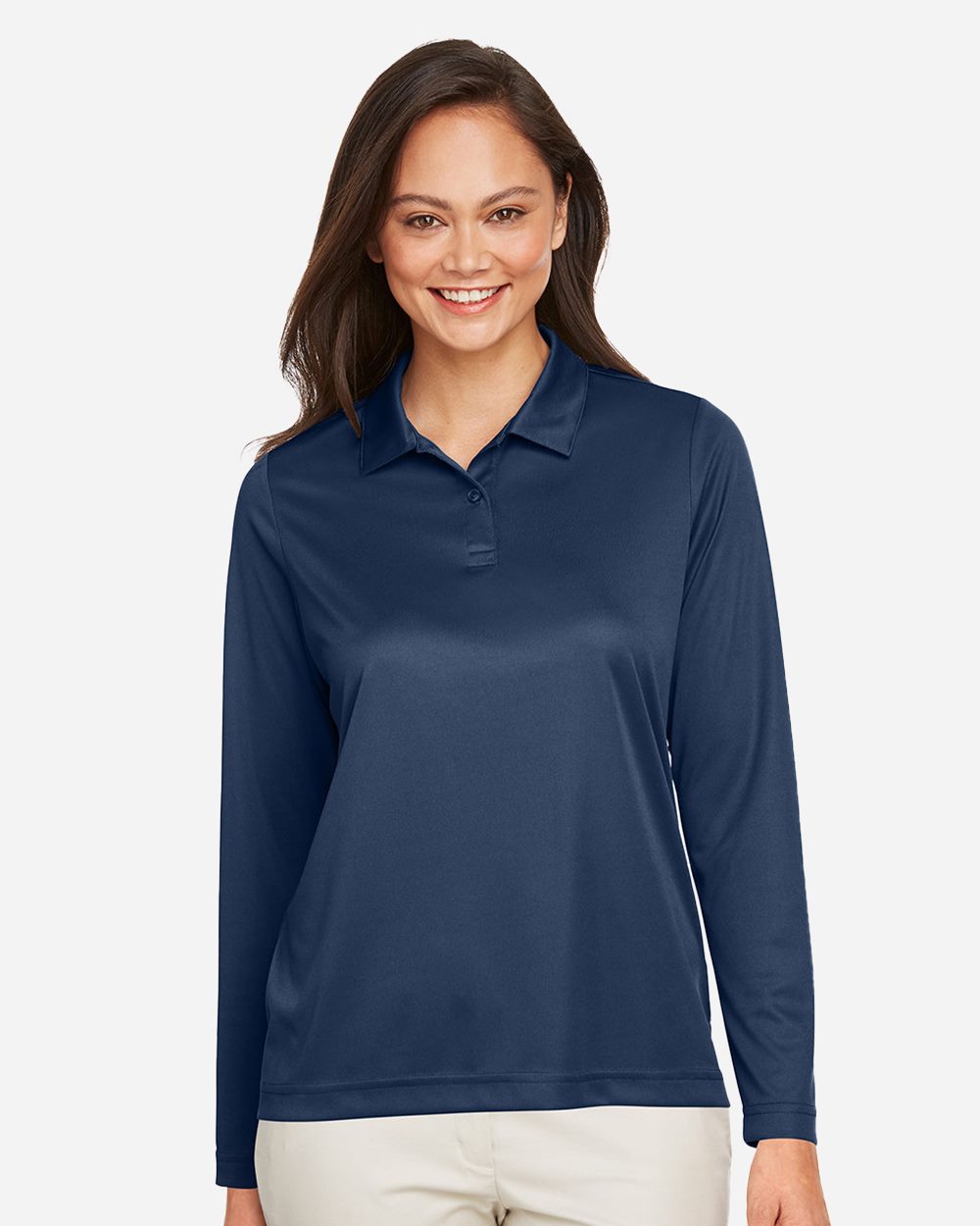 Women's Zone Performance Long Sleeve Polo | TT51LW