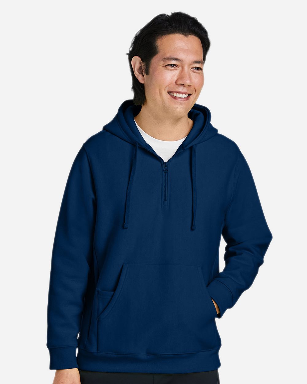 Sudadera con capucha unisex Zone HydroSport™ de peso pesado con cremallera de cuarto | TT97