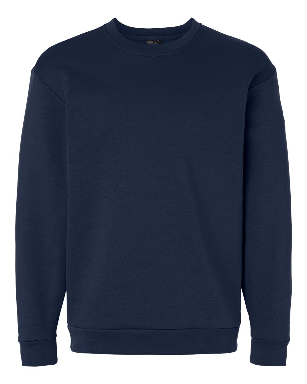 Adidas AT200 Men's Fleece Crewneck Sweatshirt - Team Navy Blue/ White