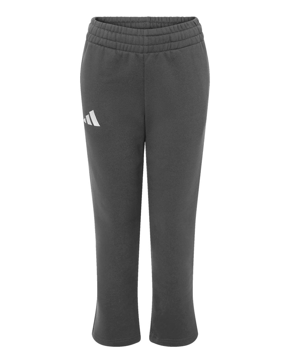 Adidas AT217 Youth Fleece Sweatpants - Team Grey Four/ White