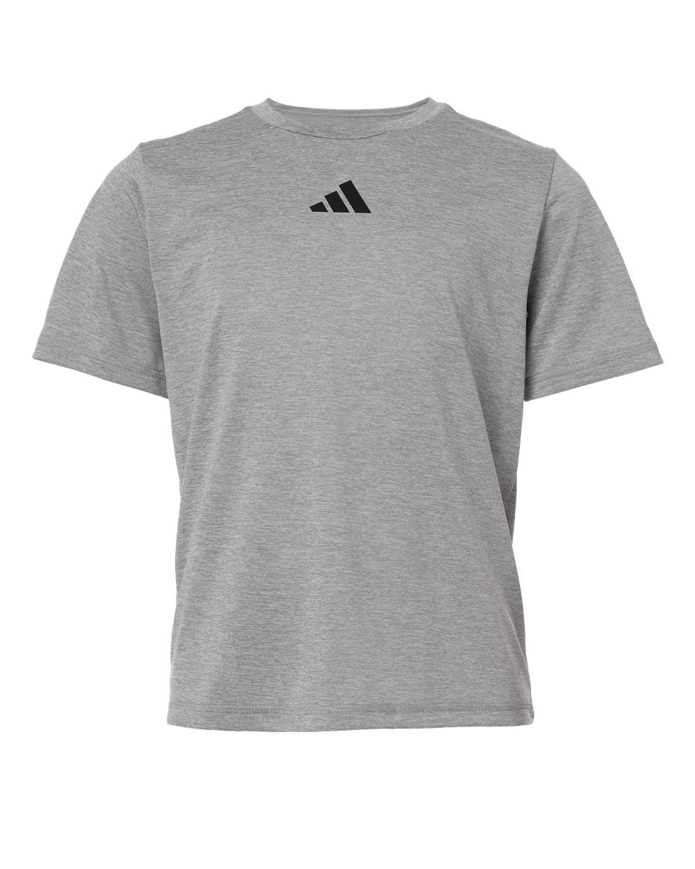 Adidas AT103 Youth Pregame T-Shirt - Grey Heathered