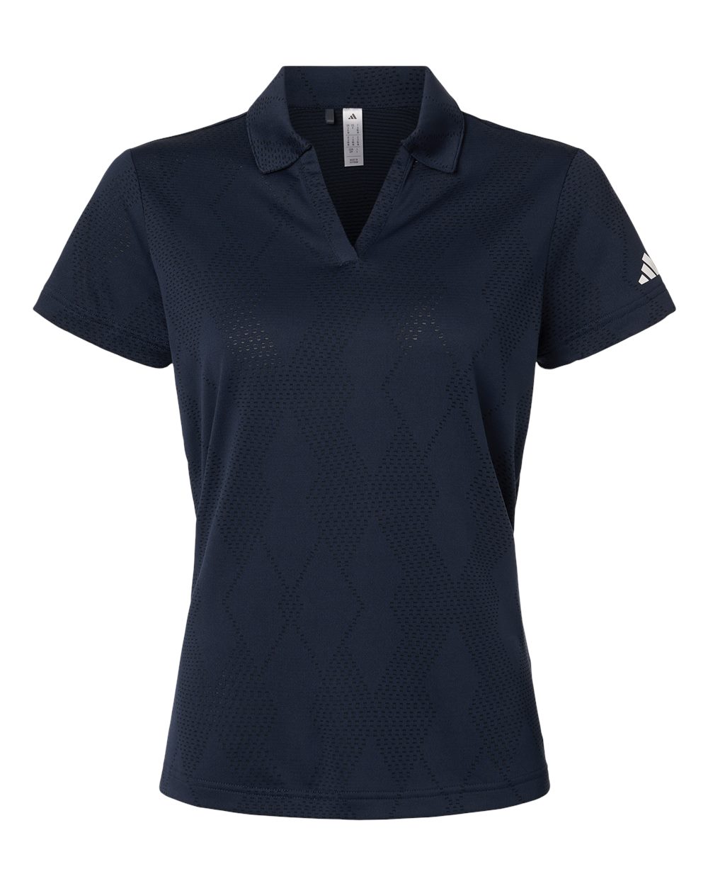 Women's Textured Jacquard Polo | A727