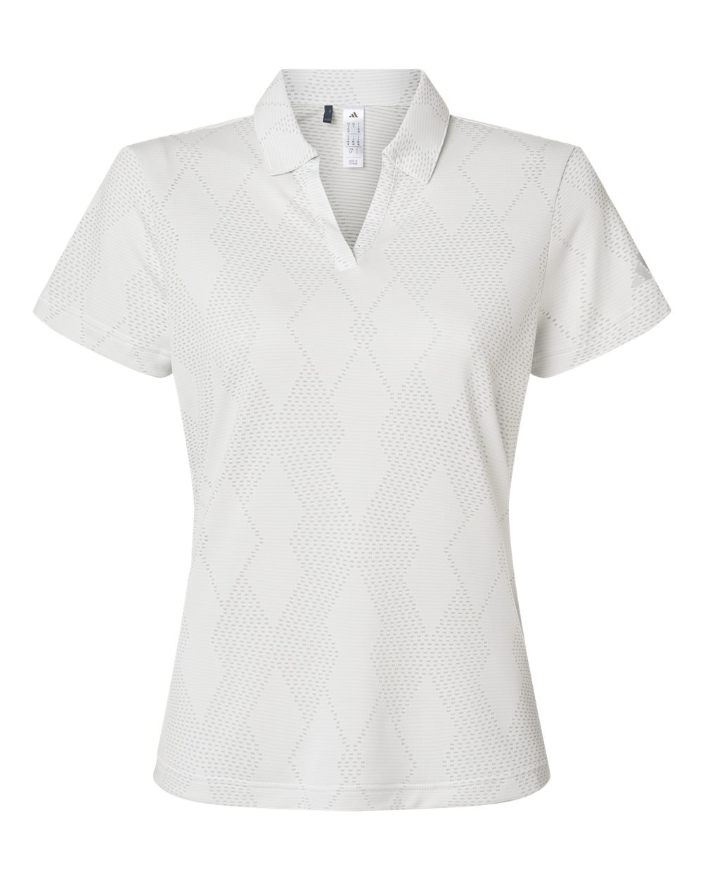 Women's Textured Jacquard Polo | A727