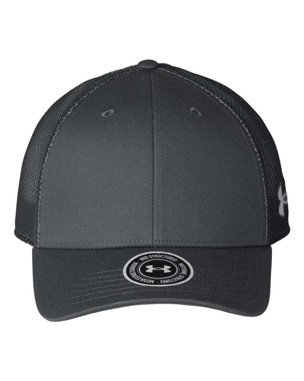 Under Armour 6013112 Team Mid Trucker Cap - Castlerock/ Castlerock/ White