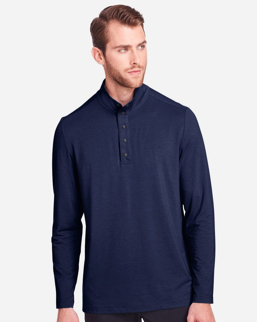 Men's JAQ Stretch Performance Snap-Neck Pullover | NE400