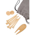 Bamboo Golf Tee Set with Recycled Pouch | 1401-44 image 1