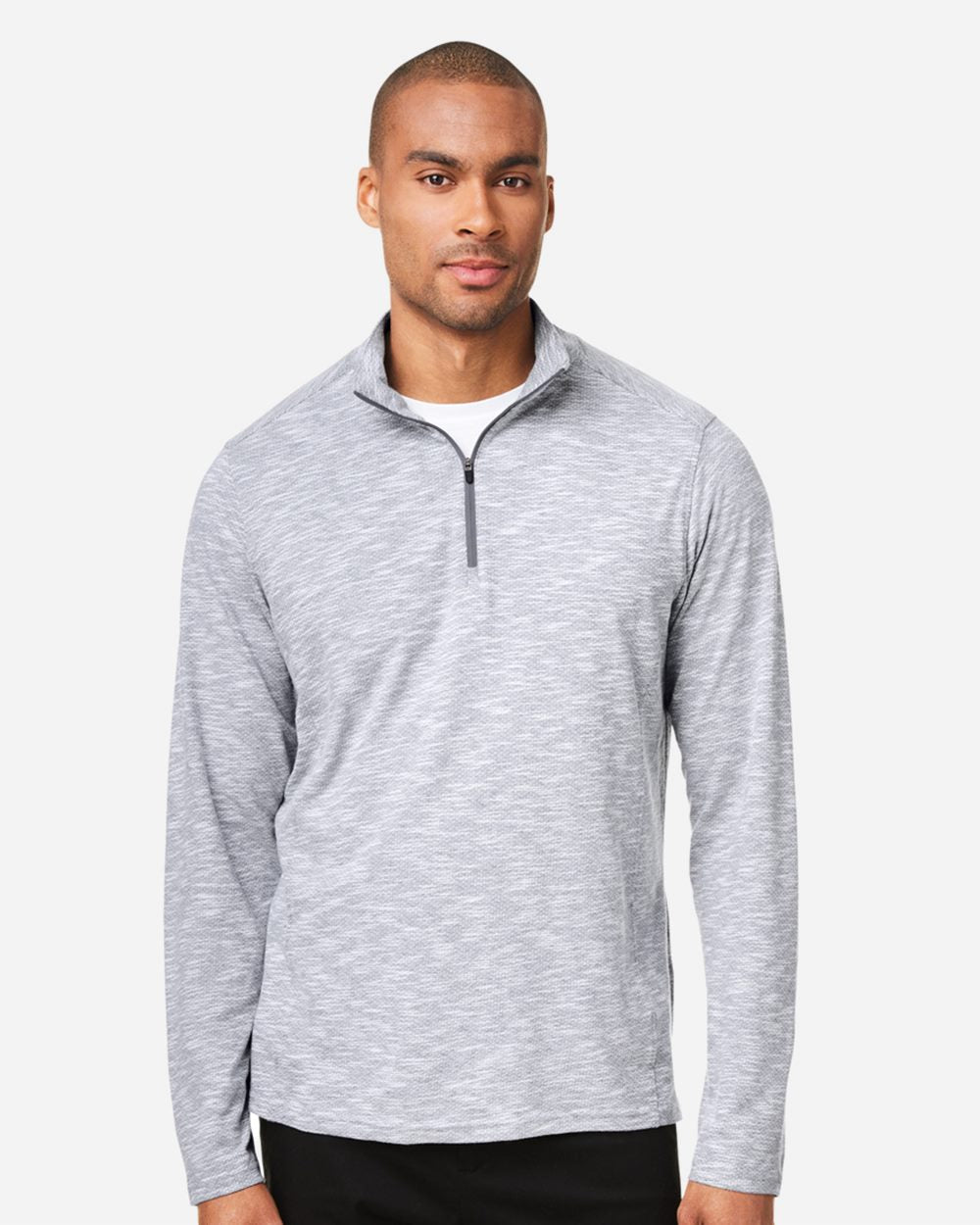 Men's Eclipse Jacquard Quarter-Zip Pullover | NE415
