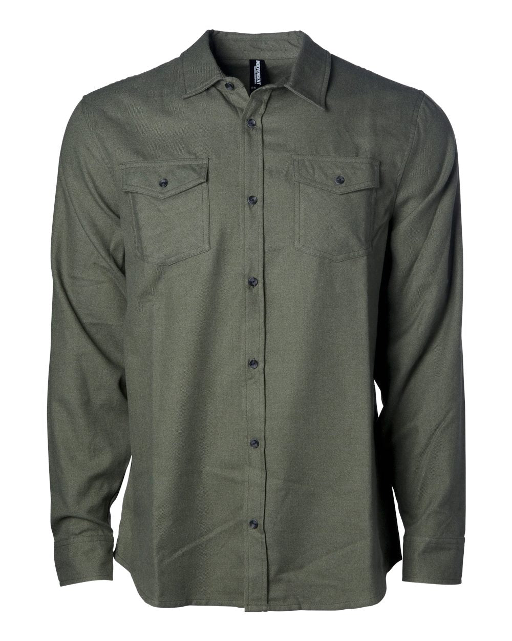 Independent Trading Co. EXP50F Unisex Flannel Shirt - Army Heather