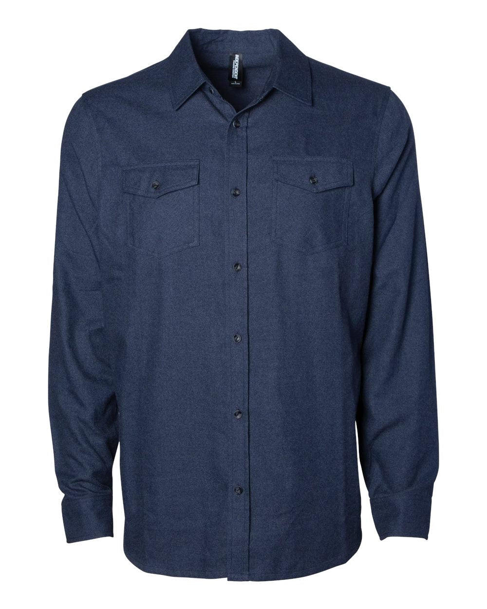 Independent Trading Co. EXP50F Unisex Flannel Shirt - Navy Heather