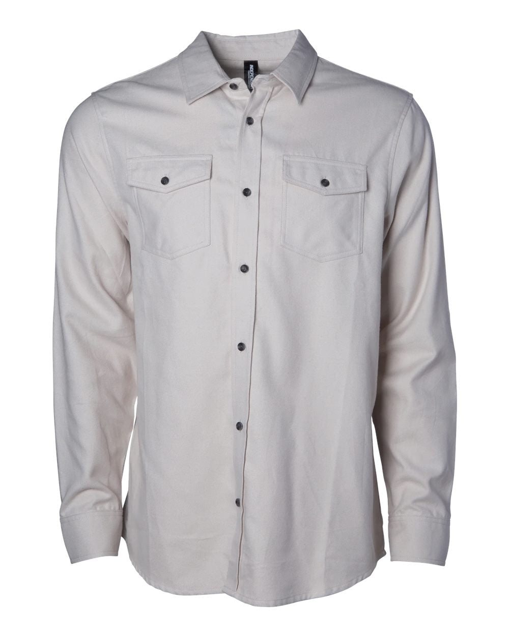 Independent Trading Co. EXP50F Unisex Flannel Shirt - Ivory Heather