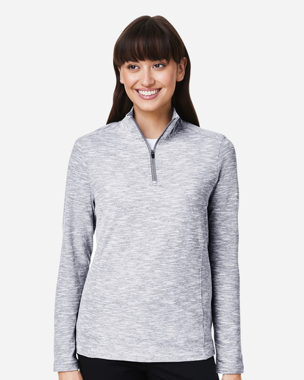 Women's Eclipse Jacquard Quarter-Zip Pullover | NE415W