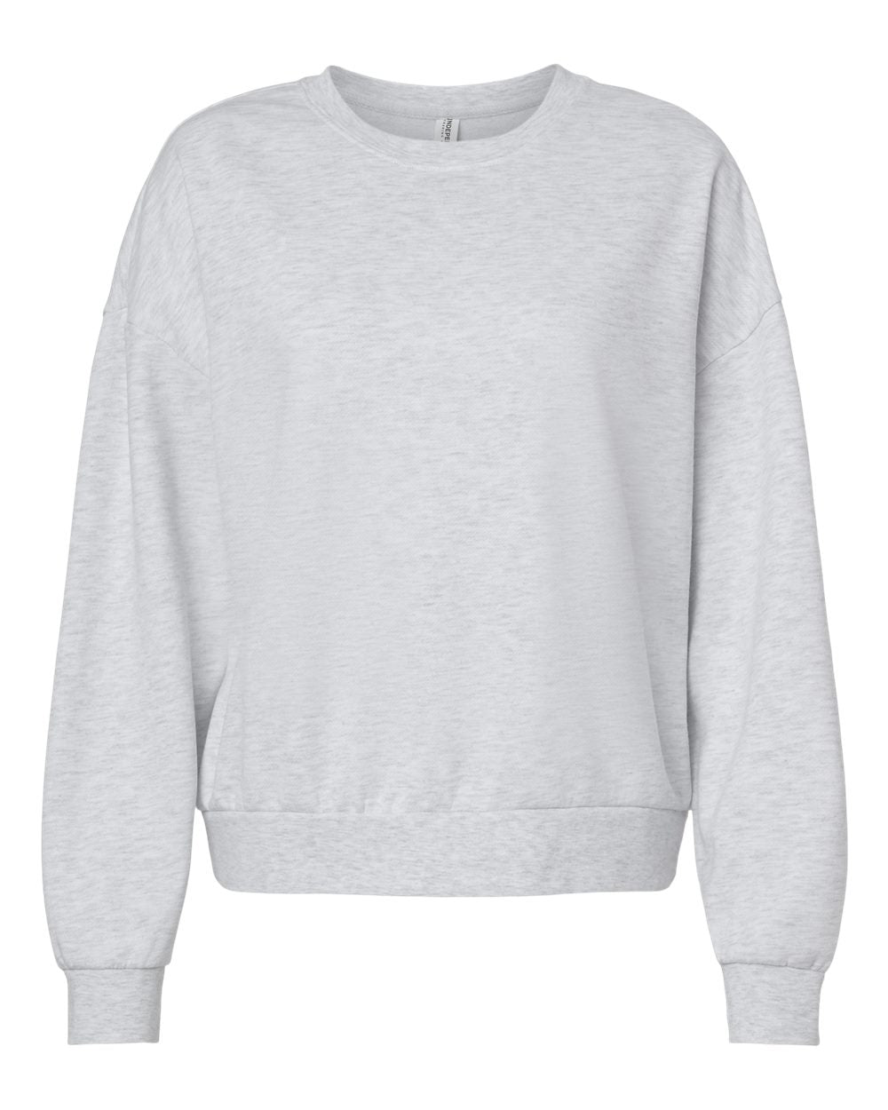 Independent Trading Co. PRM2700 Women's California Wave Wash Sunday Crewneck Sweatshirt - Ash Heather