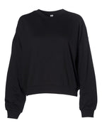 Sudadera para mujer California Wave Wash Sunday con cuello redondo | PRM2700