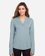 Women's JAQ Stretch Performance V-Neck Snap Pullover | NE400W