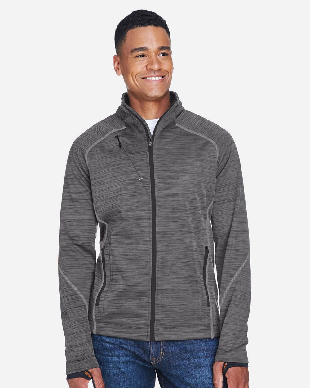 Men's Flux Mélange Bonded Fleece Jacket | 88697