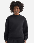 Women's Luxe Mock Neck Sweatshirt | TD660