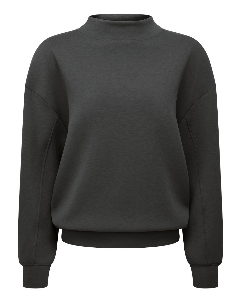 Women's Luxe Mock Neck Sweatshirt | TD660