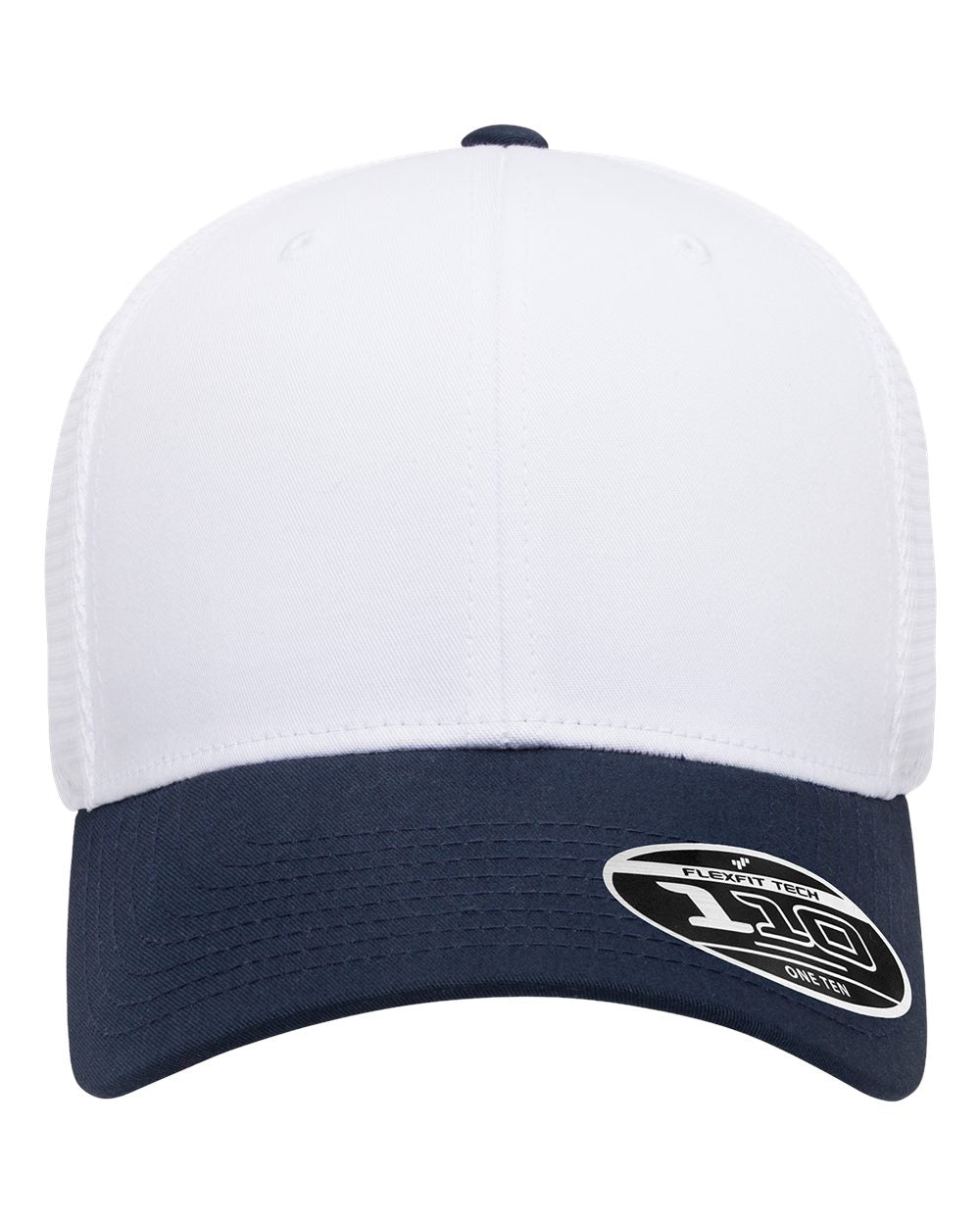 Flexfit 110M 110 Mesh-Back Cap - Navy/ White/ White