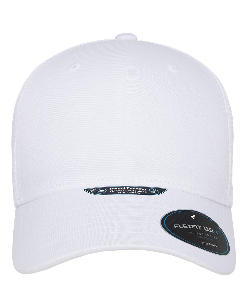 Flexfit 110MNU 110 NU Mesh Cap - White