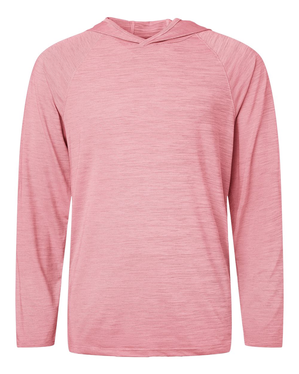 Paragon 256 Unisex Performance Hooded Long Sleeve T-Shirt - Red Heather