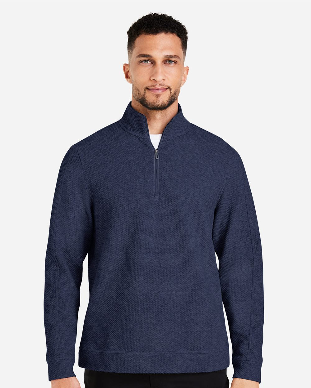 Men's Spirit Textured Quarter-Zip Pullover | NE725