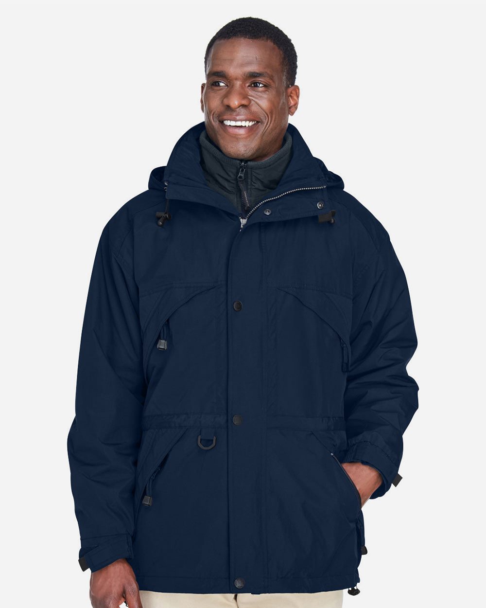 Men's 3-in-1 Parka with Dobby Trim | 88007