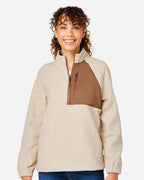 Women's Aura Sweater Fleece Quarter-Zip Pullover | NE713W