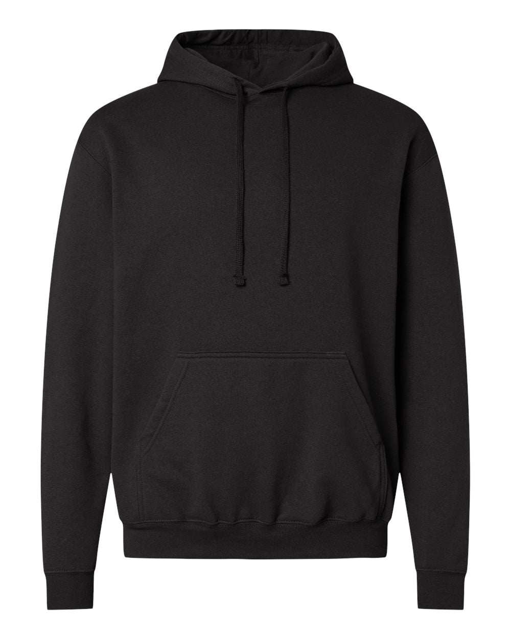 M&O 7800 Unisex ACE Fleece Hooded Sweatshirt - Black