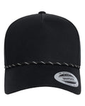 Gorra Retro de Cinco Paneles con Cuerda, Mezcla de Algodón | 5079BD