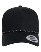 Gorra Retro de Cinco Paneles con Cuerda, Mezcla de Algodón | 5079BD