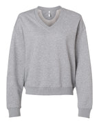 Women's French Terry V-Neck Sweatshirt | FTV00