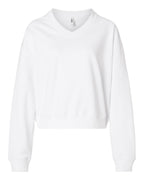 Women's French Terry V-Neck Sweatshirt | FTV00