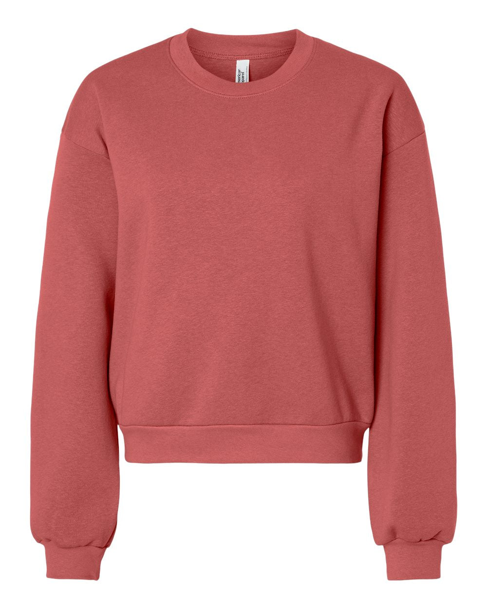 American Apparel RF494 Women's ReFlex Fleece Crewneck Sweatshirt - Canyon
