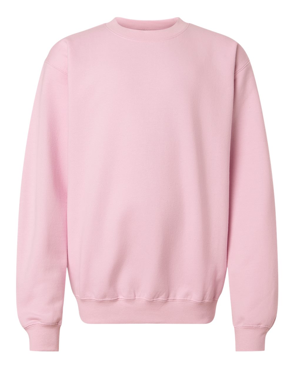 Gildan SF000B Youth Softstyle Midweight Crewneck Sweatshirt - Light Pink