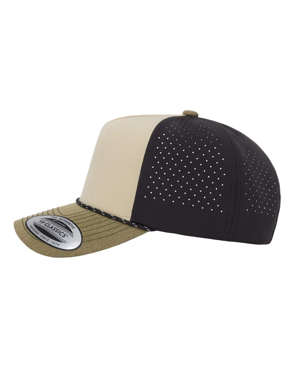 Five-Panel Perforated Rope Cap | 5389BD