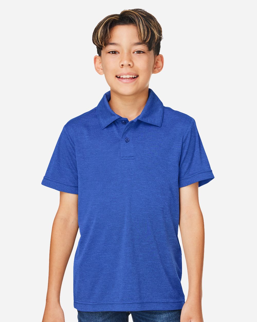 Youth Zone Sonic Heather Performance Polo | TT51HY