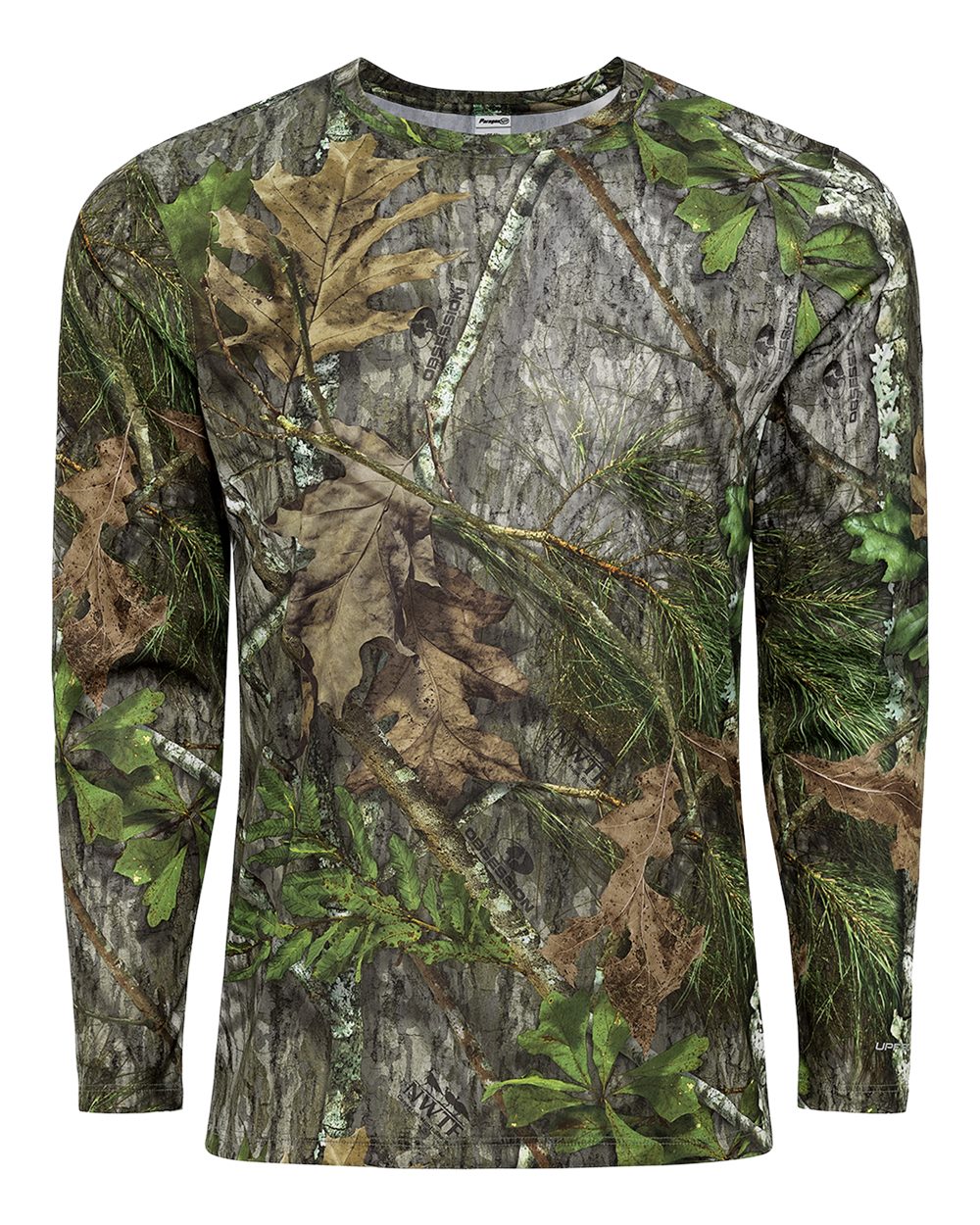 Paragon 237 Men's Oxford Performance Camo Print Long Sleeve T-Shirt - NWTF Obsession